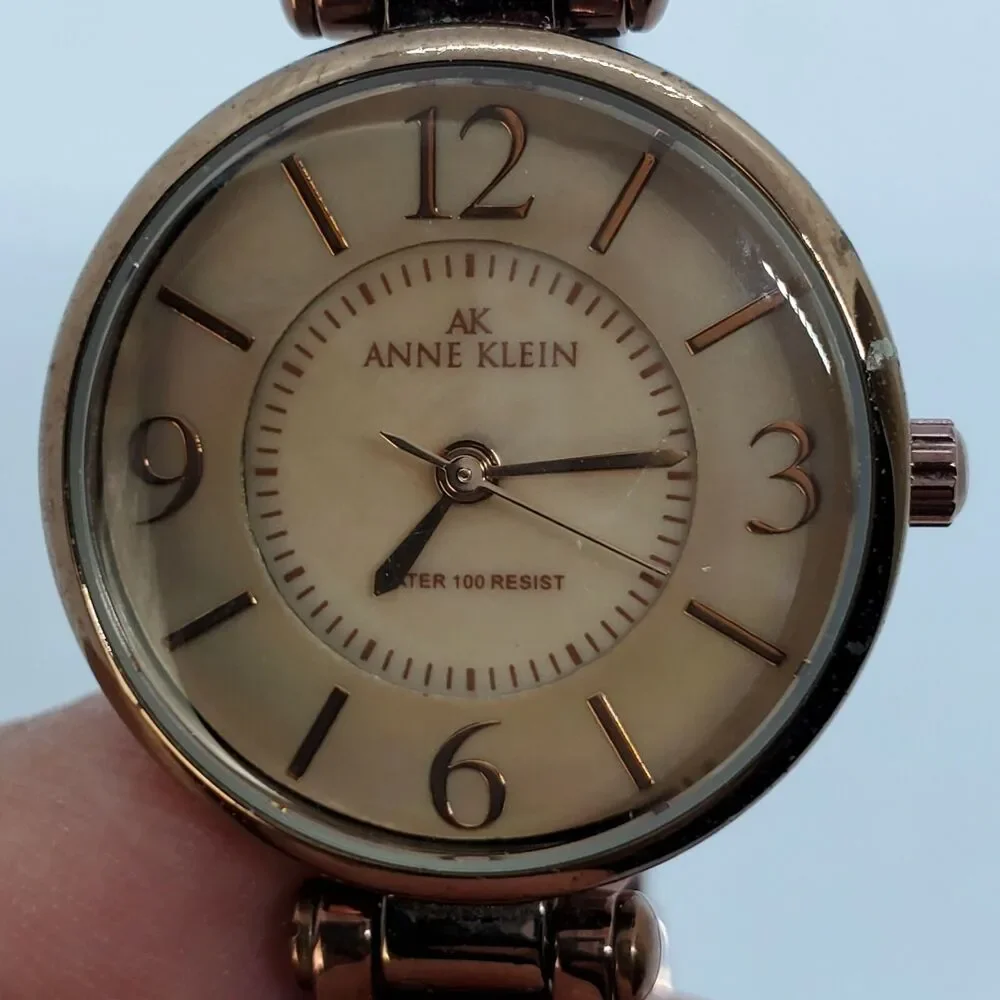 Anne Klein Women's‎ Watch 28MM Case Brown Dial Bracelet 5.5